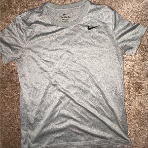 Nike DRI FIT Gray Short Sleeve Tee